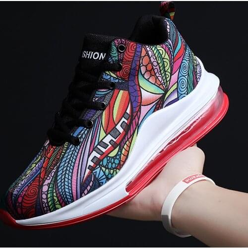 Men Shoen 2021 Fashion Gym Shoes Basketball Shoes Breathable Comfortable Non-slip Shockproof Air Cushion Net Shoes Running Shoes