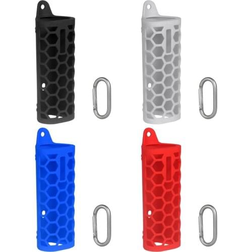 Soft Silicone Case Protective Cover Shell With Carabiner Case Skin Sleeve Compatible With Sonos Roam Speaker Sweatproof