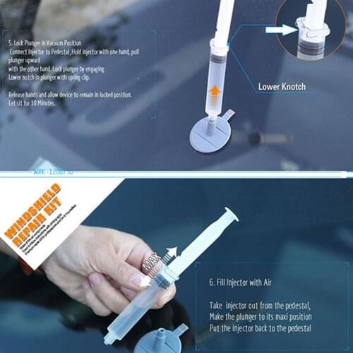 Car Windshield Repair Tool Set Automobile Glass Repair Kit Crack Glass Fluid Repair Windscreen Car Windshield Scratch Resto H1A3