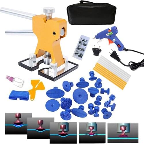Paintless Dent Repair Tools Kit Adjustable Dent Lifter Repair Tool for Car Hail Damage Repair and Car Dent Removal 220V