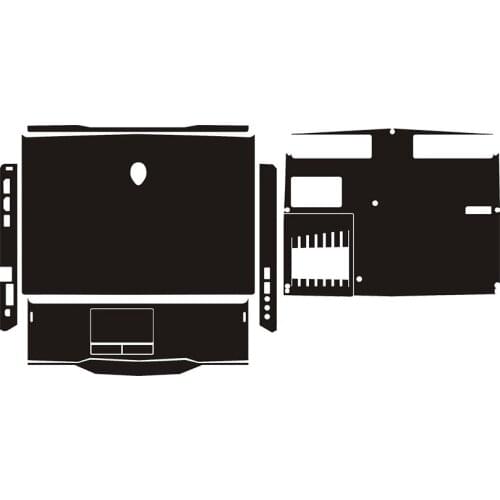 Laptop Sticker Skin Decal Carbon fiber Cover Portector for Alienware 11 M11X R3 R2 ANW11 ALW11 11.6-inch