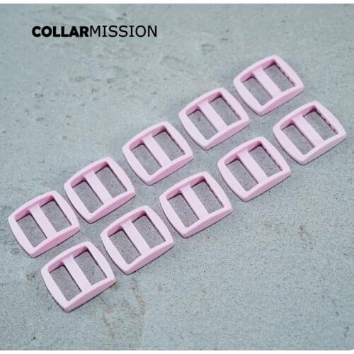 Bags Strap Buckles plastic Slider Tri-Glid for bag dog cat leash backpacks accessory 20mm pink RZK20SJ04