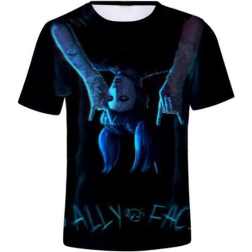 SallyFace Game Halloween Party Xmas Funny 3D Cosplay T Shirt