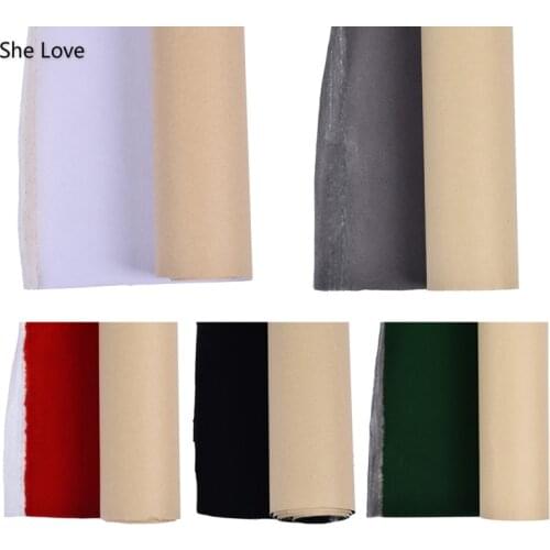 Chzimade Self-adhesive Velvet Fabric Solid Color Flocked DIY Craft Making Accessories