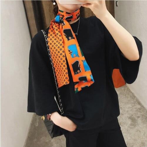 Scarf fot cloth horse New Design Luxury Brand Headstall Double-deck Twill Scarf Ladies Head Silk Wraps Women Scarf Handkerchief