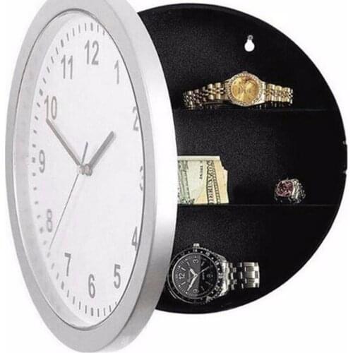 Box Money Jewellery Stuff Storage home office Cash Safes wholesale LESHP hidden safe Large Wall Clock safety
