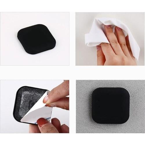 Silicone Door Stopper Wall Protector Handle Knob Adhesive Bumper Stop Damaging