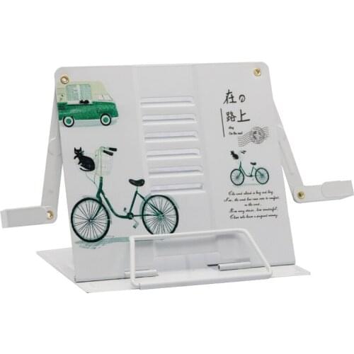 Reading Rack Multifunctional Adjustable High-low Flat Plate Children Reading Rack Learning Appliance Book Shelf Display Metal