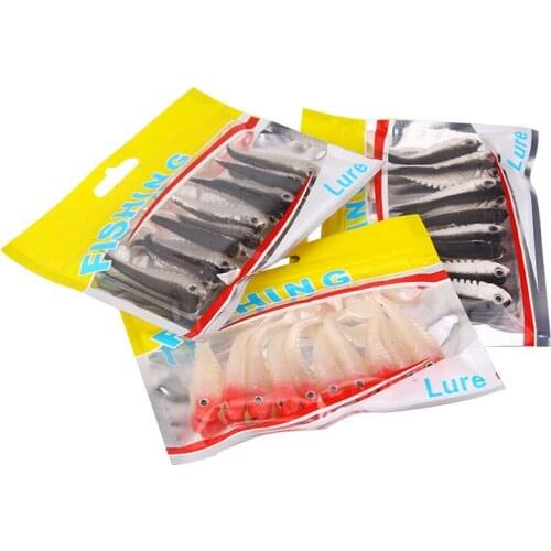 Creative 3D Tail Bait 8cm/2.7 GT Tail Soft Fish Multicolor Optional Subbait Fake Bait Fishing Supplies