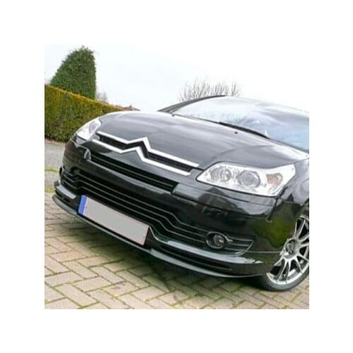 For Citroen C4 Front Bumper Lip Universal Cupra St. 3 Pieces ABS Plastic Matt Black For Citroen All Models