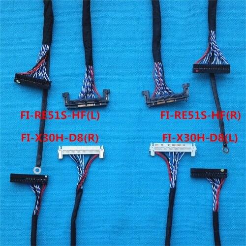 Universal LVDS Cable 51pin 30pin screen cable support for Samsung LG 26 inch-55 inch LCD driver board connected screen wire