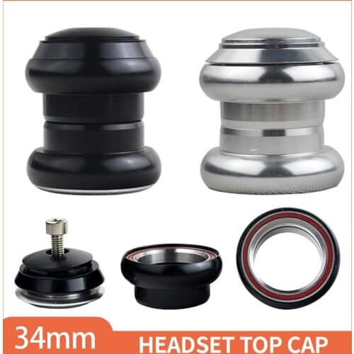 Bike Headset 34MM Mountain Bike Road Bike Headsets Threadless External Headsets Sealed Cartridge Bearings 1 1/8" Bicycle Parts