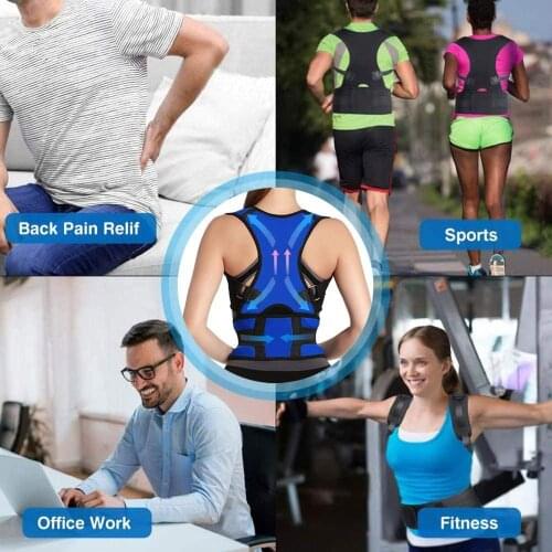 XL XXL Body-shape Belt Posture Corrector Brace Adult Adjustable Shoulder Upper Back Pain Support Intimate Comfortable Invisible