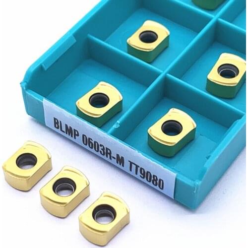 10PCS BLMP0603 TT9080 Carbide Insert Turning Tools Lathe insters CNC Tools Metal Cutting Tools Milling Cutter