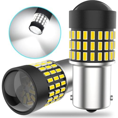 2pcs 1156 BA15S P21W PY21W Lamp 7506 7507 Canbus Error Free Led Bulb T20 7443 Car Reverse Light For VW Jetta Golf 4 5 7 6 CC 12V