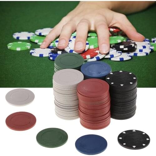 N0HA 20pcs ABS Poker Chips Poker Card Game Chip Coin Casino Baccarat Black Jack Chips