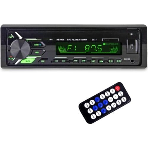 2020 Sale New FM Car Radio 12V Bluetooth V3.0 Panel Auto Audio Stereo SD MP3 Player AUX USB Hands-free Call