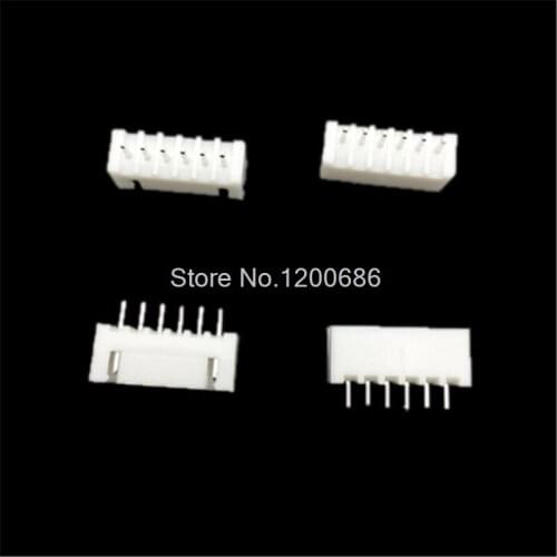 100 piece XH 2.54 6-Pin Connector plug Male connector