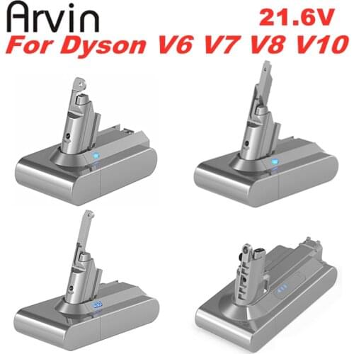21.6V 4000mAh Rechargeable Battery for Dyson V6 V7 V8 V10 Battery DC58 DC59 DC61 DC62 DC74 SV09 SV07 SV04 Vacuum Cleaner Battery
