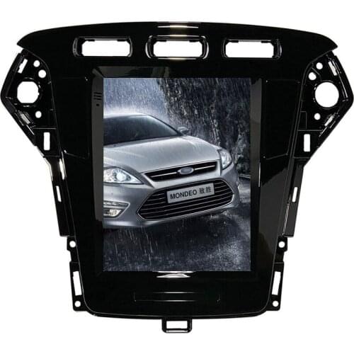 Android 10 10.4" Vertical Screen Tesla Style Car GPS Multimedia Radio Bluetooth Navigation Player for Ford Mondeo 2011 2012 2013