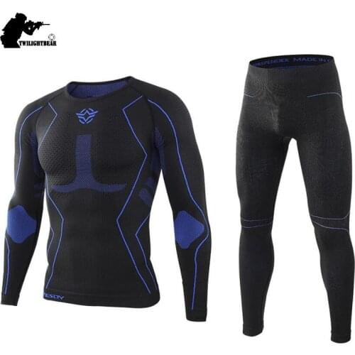 Seamless Stretching Thermal Underwear Set Men Women Breathable Sports Underwear Riding Hiking Camping equipment Clothing KA201