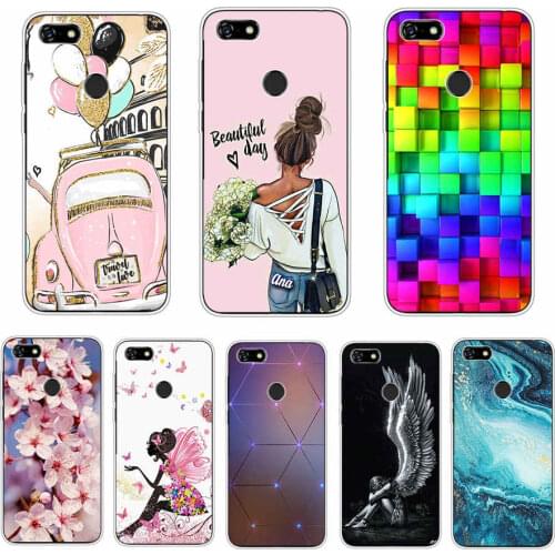 For Lenovo A5 Case 5.45" Cover Painting Case Pattern Cover for Lenovo A5 A 5 L18021 Bumper Cover Flower Fundas
