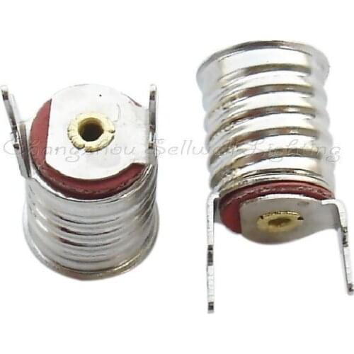 Lamp base pin lamp base copper nickel plated e10 d226 sellwell lighting