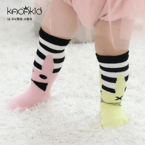 Baby Girls Knee High Socks Kids Children Cute cartoon rabbit Warm Cotton Girl boy newborn Socks