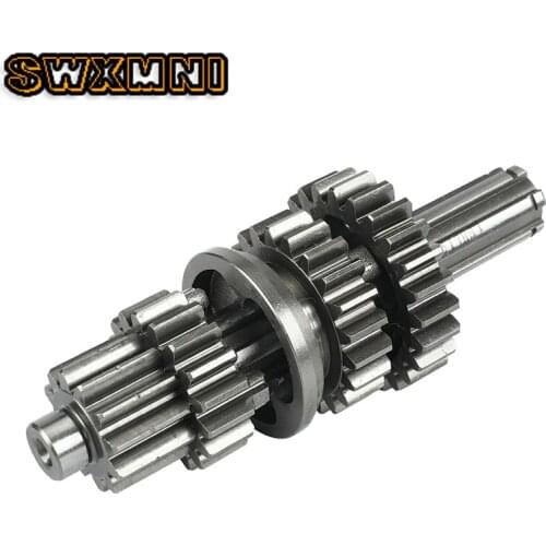 Lifan 125cc Main shaft Gear Kit for lifan 125 LF125cc 1P52FMI Horizontal Kick Starter Engines Dirt Pit Bikes Parts