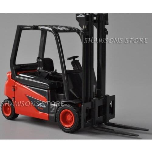 1:25 Diecast Metal Linde Battery Counterbalanced Forklift Truck Model Toys Replica Miniature Collection