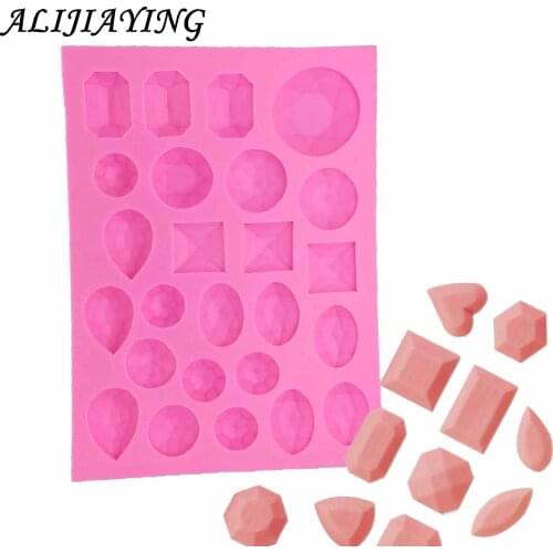 1Pcs Gem Flower DIY Silicone Mold Set To Make Handmade Jewelry Handmade Pendant Resin Epoxy Molding Bracelet D1281