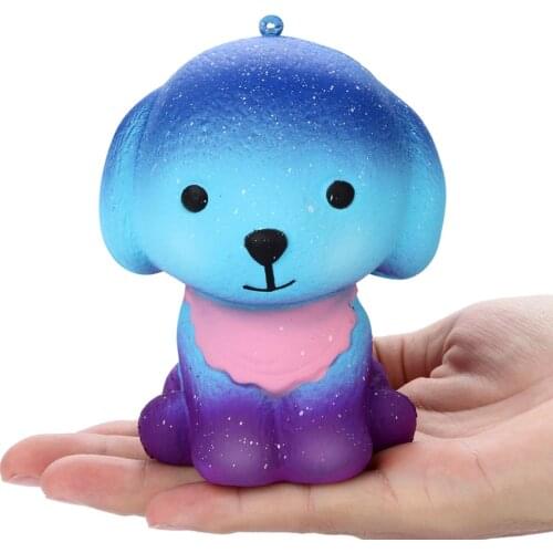 Galaxy Puppy Adorable Squishies Antistress Toys Kids Slow Rising Fruit Scented Stress Relief Toys Children Gifts Skuishy Juguete