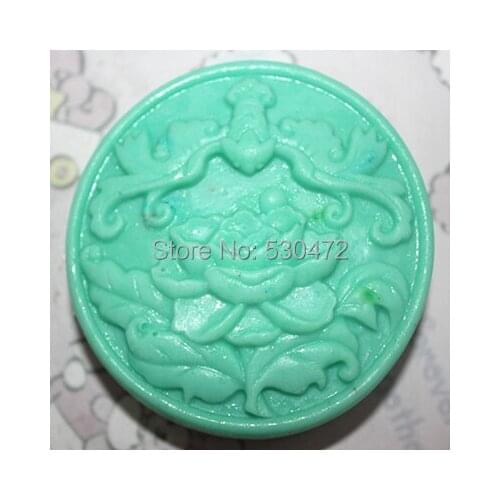 Wholesale/retail ,free shipping,1 pcs C295 beautiful flower clay pottery mould silicone cake mold soap Mold FM