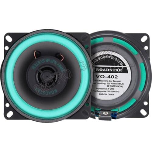 Original VO-402 Car Audio Music Loudspeaker 4 inch 2 Way 100W Stereo Audio Music Loudspeaker