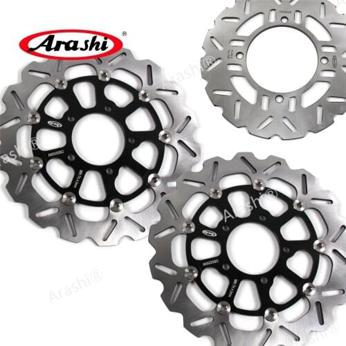 ARASHI ZZR1400 Front Rear Brake Rotors Brake Disc For KAWASAKI ZZR 1400 2006 2007 / ZZR1400 ABS 2008 - 2015 2009 2010 2011