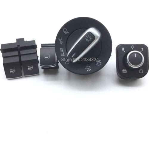Headlight Switch Mirror SwitchWindow Switch For VW passat B6 Eos Golf R32 GTI mk5 5K3959857 5ND959565A 5ND941431B 5K3 959 857