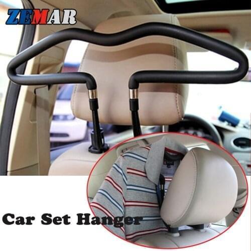 Car Back Seat Headrest Soft Coat Hangers Suits Holder For VW Passat B8 B7 B6 B5 CC Volkswagen Tiguan mk2 2017 2019 Touareg