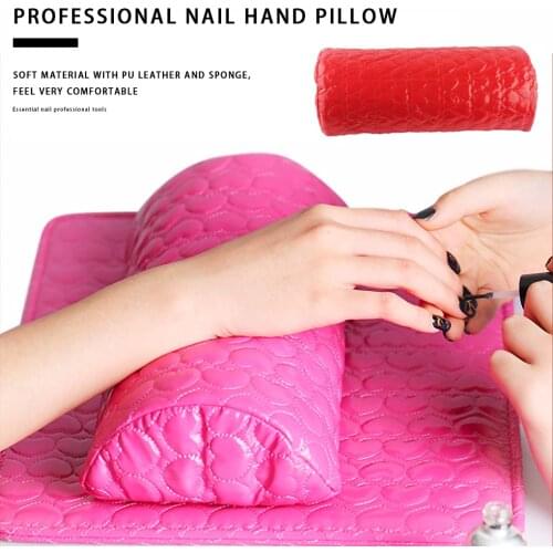 Nail Pillow Removable Nail Art Holder Portable Resuable Manicure Hand Rest Colorful Manicure Cushion