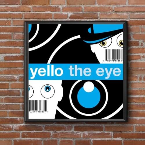 Yello Yello The Eye Music Album Cover Poster Music Singer Star Canvas Poster Wall Painting Home Decoration ( No Frame )