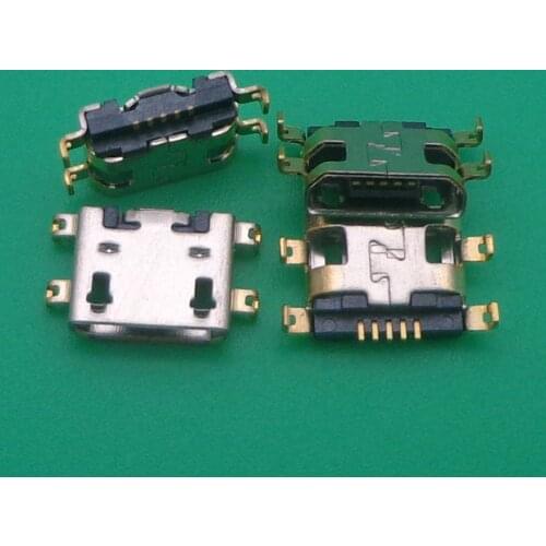 100pcs Micro USB Jack connector for Lenovo A278T A278T A298T A765e A798t S890 S880 PAD B8000 IO port scart roshe socket