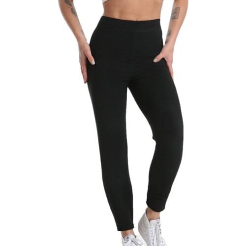 2021 Sports And Sweat Sweating Clothes Yoga Sauna Hiking Pants Fitness Body Nine Points Shaping Weight Loss Work Out Pants