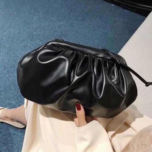 Bag For Women Cloud bag Soft PU Leather Single Shoulder Slant Dumpling Bag Handbag Party Design bags Day Messenger Bag