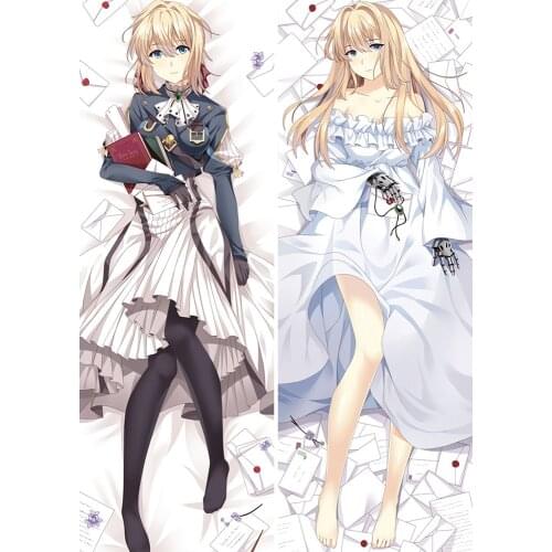 Anime JK Violet Evergarden Light Novel Dakimakura Cosplay Body Pillowcase Cartoon Girl Hugging Pillow Cover Case