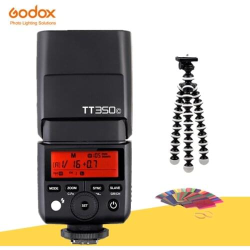 GODOX Mini TT350C tt350 TTL HSS 2.4GHz Flash Cameras TT350+X1TC trigger for Canon 5D MarkIII 80D 7D 760D 60D 600D 30D 100D 1100D