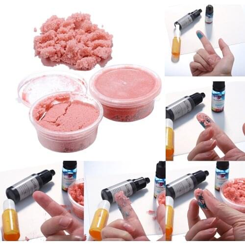 1 Box Epoxy Cleaning Powder Color Pearlescent Powder Cleaning Agent Granular Hand Washing Tools For DIY Cleaning Accessories