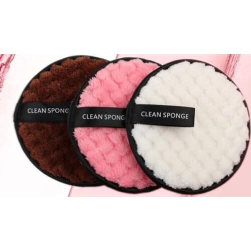 10pcs Makeup Remover Microfiber Cloth Pads Facial Puff Face Cleansing Towel Reusable Cotton Double layer Nail Art Cleaning Wipe