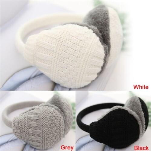 2018 Winter Warm Earmuffs Knitted Children Ear Muffs For Boy Earmuffs For Girls Baby Gift Ear Warmers