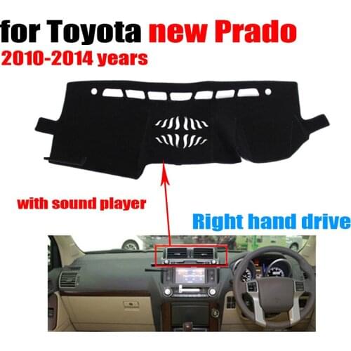 Free shipping!!! Car dashboard cover mat for TOYOTA New PRADO High configuration 2010-2014 Right hand drive