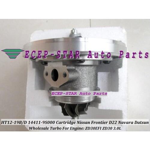 Free Ship Turbo CHRA Cartridge HT12-19B HT12-19D 14411-9S000 14411-9S002 For NISSAN FRONTIER D22 Navara Datsun ZD30EFI ZD30 3.0L