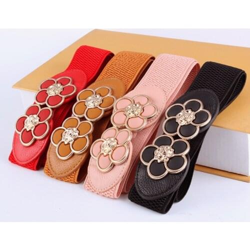 Brand Designer Belts High Quality Women Fashion 2020 Ladies Elastic Cummerbunds Slimming Waist Belt Luxury Dress Ceinture Female